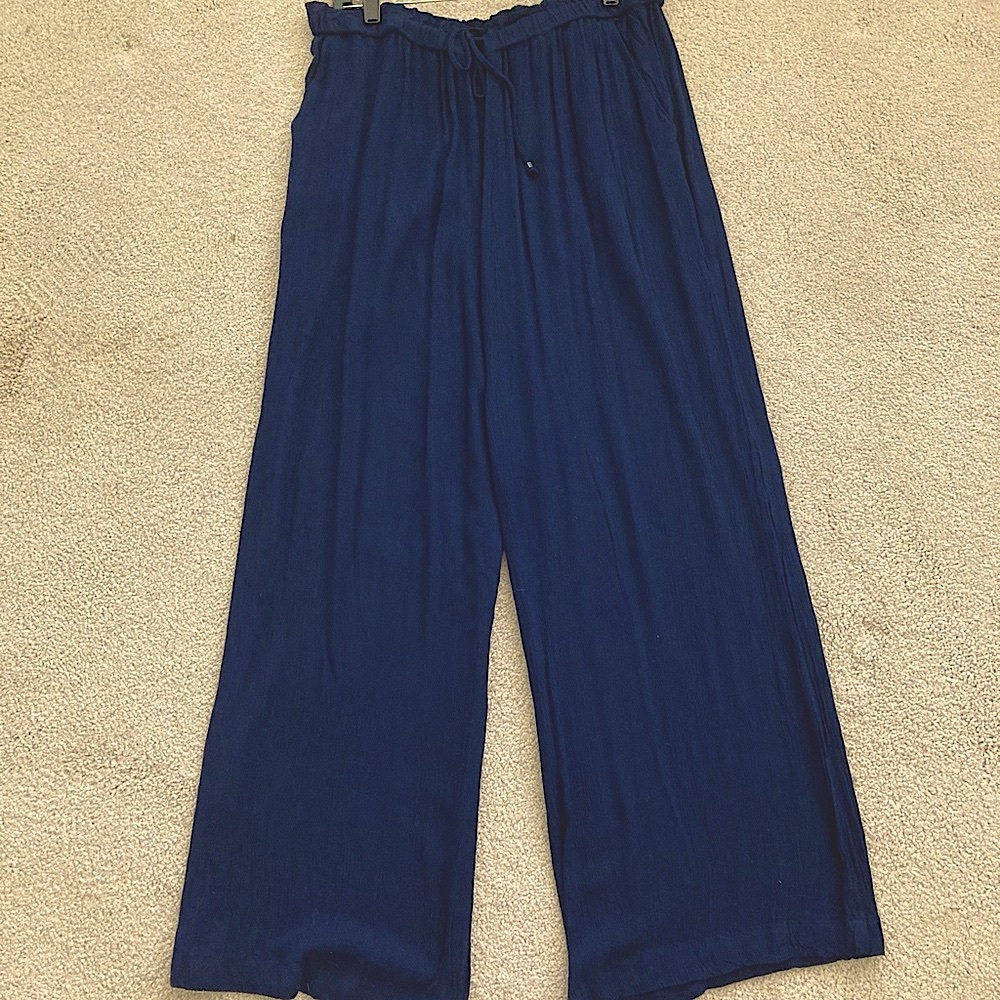 Banana Republic wide-leg pants.   NEW